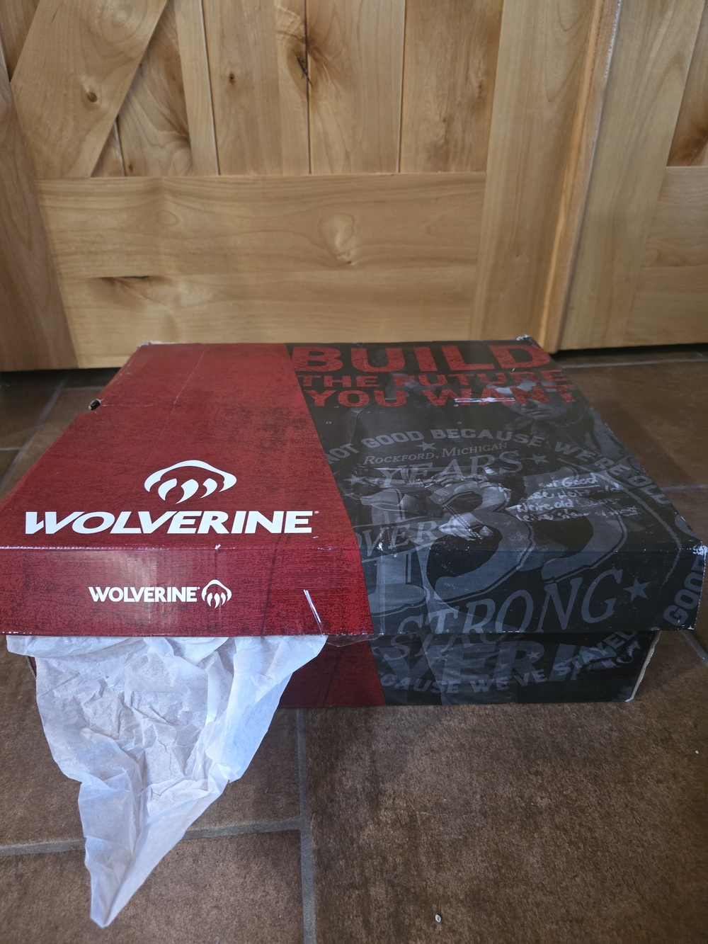 Wolverine Brown Mens Work Boots New In Box Size 11.5